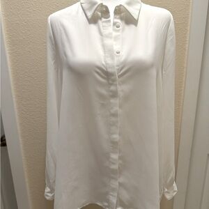 Adrianna  Papell white blouse size M